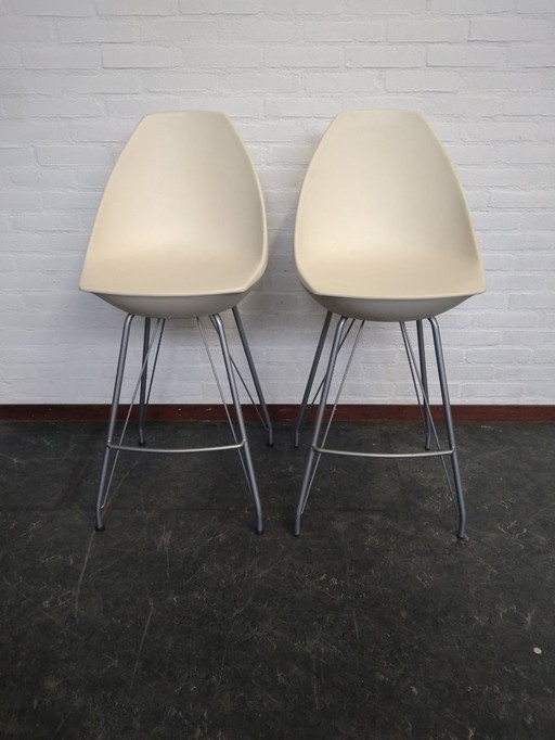2x bar stool Roberto Foschia for MIDJ
