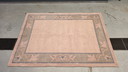 Handmade vintage Oriental Modern Contemporary rug soft pink 253x347cm