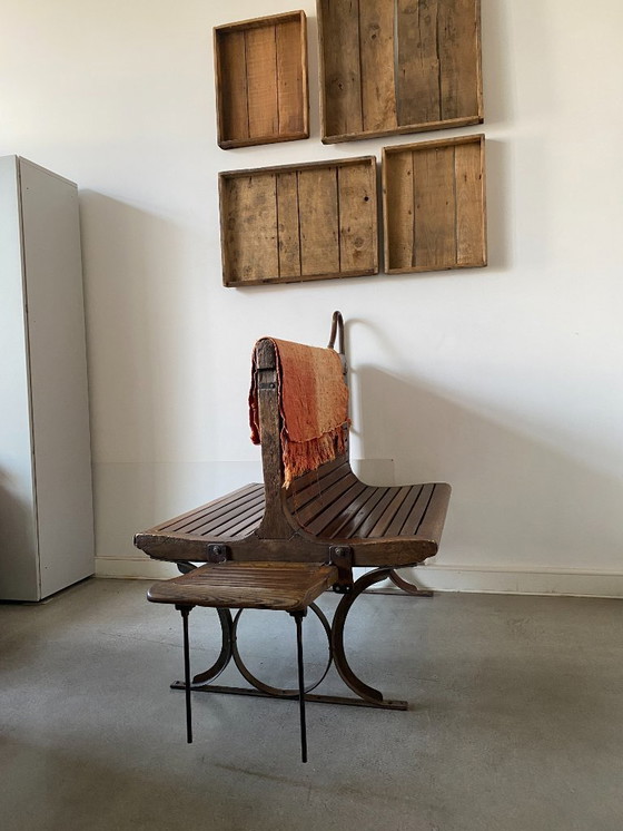 Image 1 of autentica panchina della metropolitana parigina