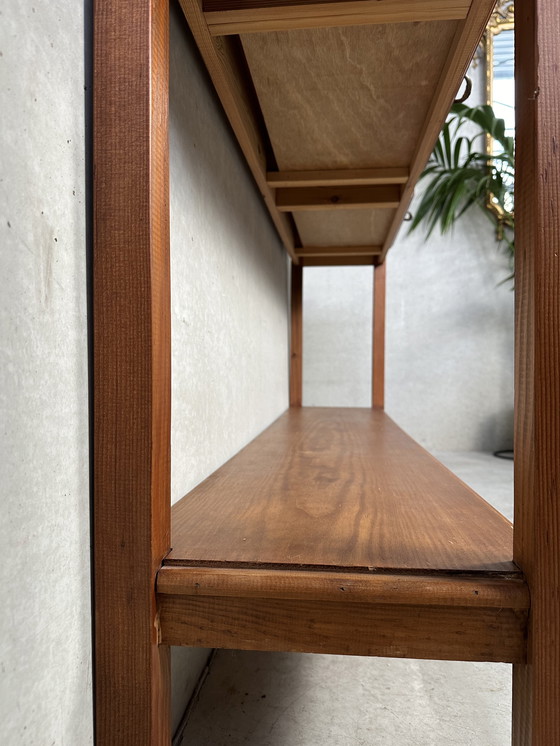 Image 1 of XL Wall Table or Console - Pitchpine