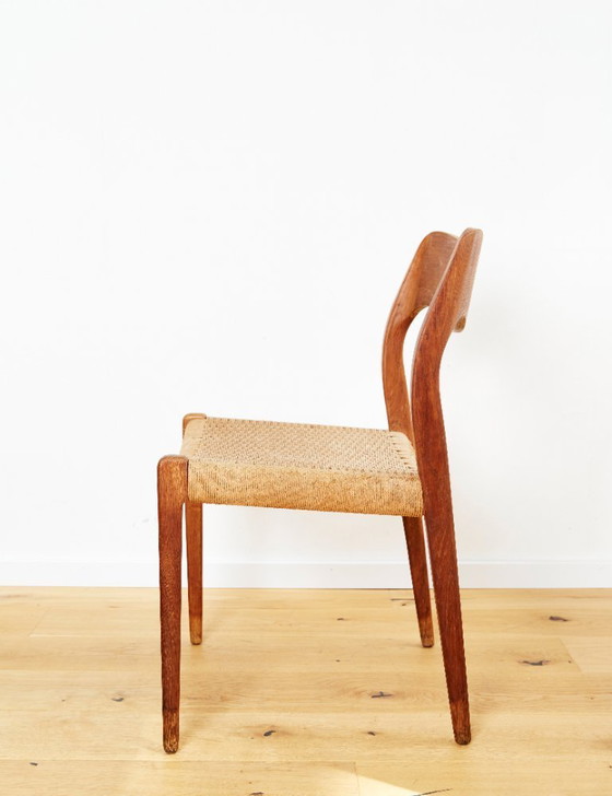 Image 1 of Niels O. Møller eetkamerstoelen nr. 71 voor J. L. Møller, set van 3