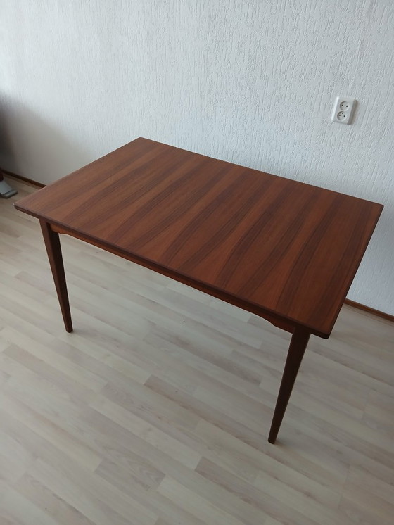 Image 1 of Dining Table Teak - Topform - Extendable - Vintage