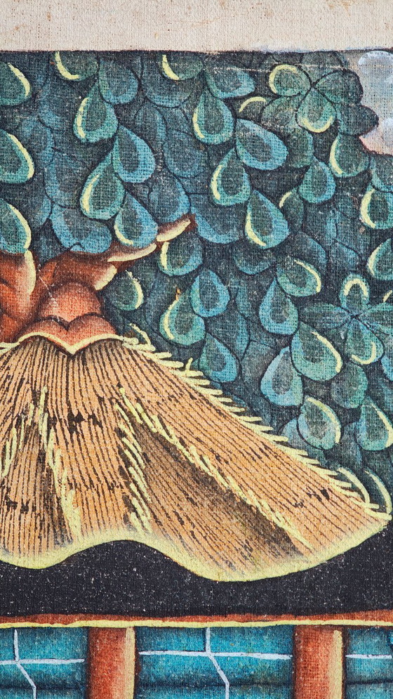 Image 1 of Vintage Balinese Batik / Hand-Painted Cloth – Indonesia