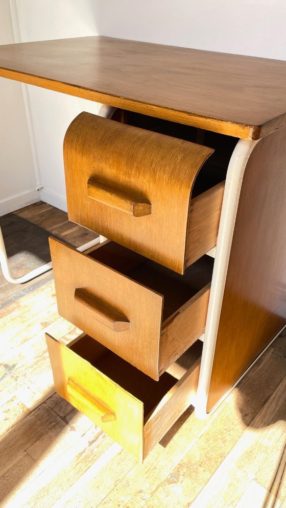 Image 1 of Children's Desk in the style of Jacques Hitier Vintage