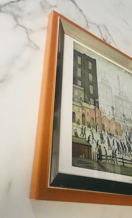 Image 1 of Ilustración enmarcada de L.S. Lowry (antigua)