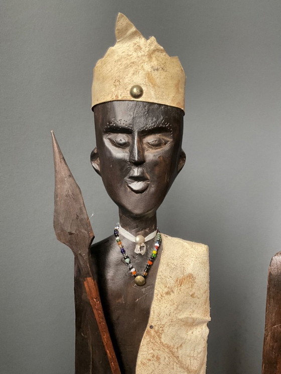 Image 1 of Couple de statues africaines authentiques (Lobi – Afrique de l'Ouest)