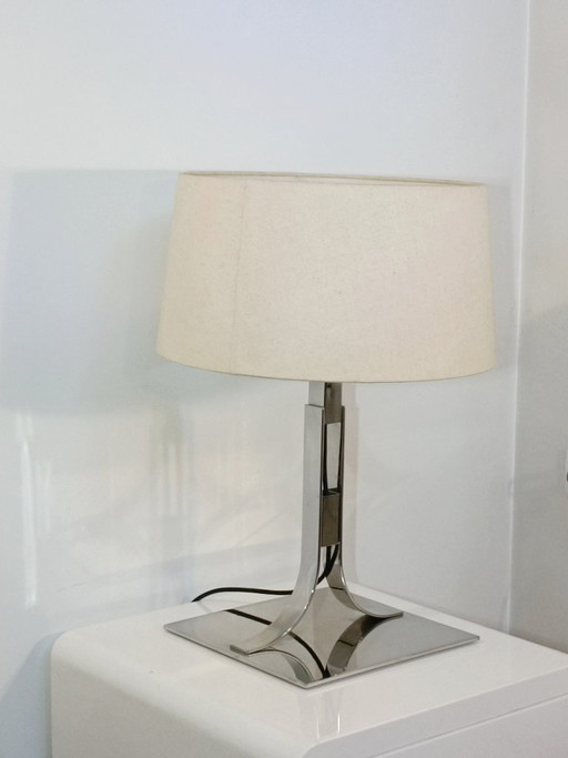 Importante Lampe Bach Par F. Correa Et A. Mila Pour Santa & Cole 1970s – tafellampen, Metal (photo 2 of 14)