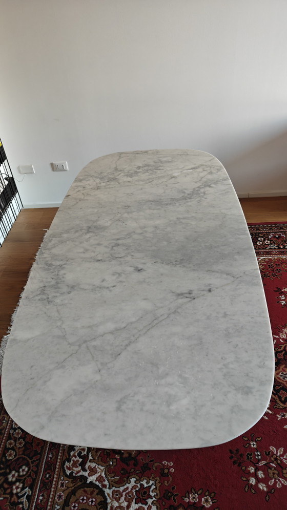 Image 1 of Carrara marble table