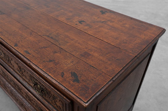 Image 1 of Italian Renaissance Oak Chest of Drawers, 17th Century