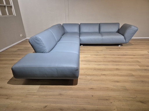 Leolux Rising Dunes Corner Sofa - Gray - Blue - Adjustable