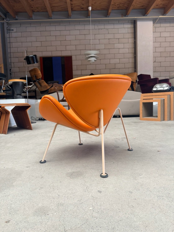 Artifort Orange Slice Junior, Pierre Paulin, Sedie e poltrone, Skai, Metallo, Arancione, Modern (foto 6 di 8)