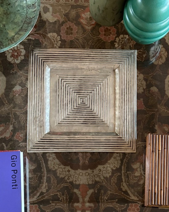 Image 1 of Hollywood regency centerpiece / vide poche, Oltrefrontiera Italy 1980s