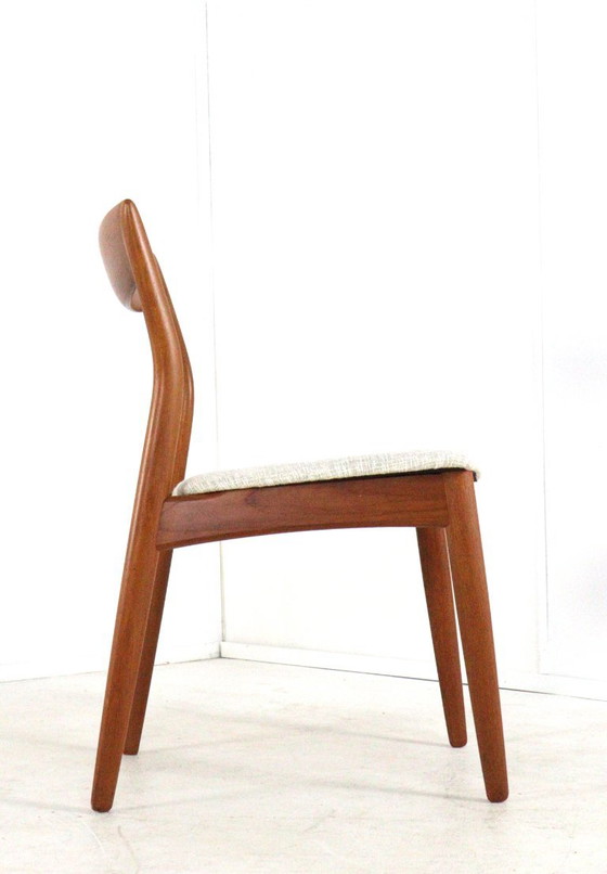 Set 6 Sedie da pranzo R. Borregaard per Viborg vintage imbottite restaurate – Wood (photo 9 of 16)