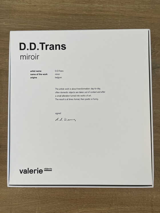 Miroirs Valerie Objects D.D.Trans – Lot de 3 miroirs design – Boîte d'origine – Metal, Glass (photo 3 of 6)