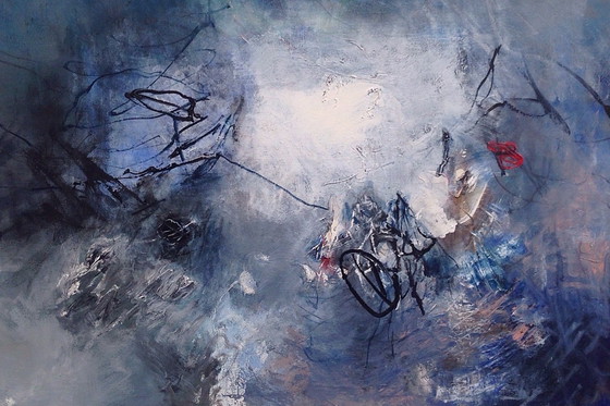 Image 1 of Ewa Sadowska "Przestrzen II" Huile sur toile L150xH120