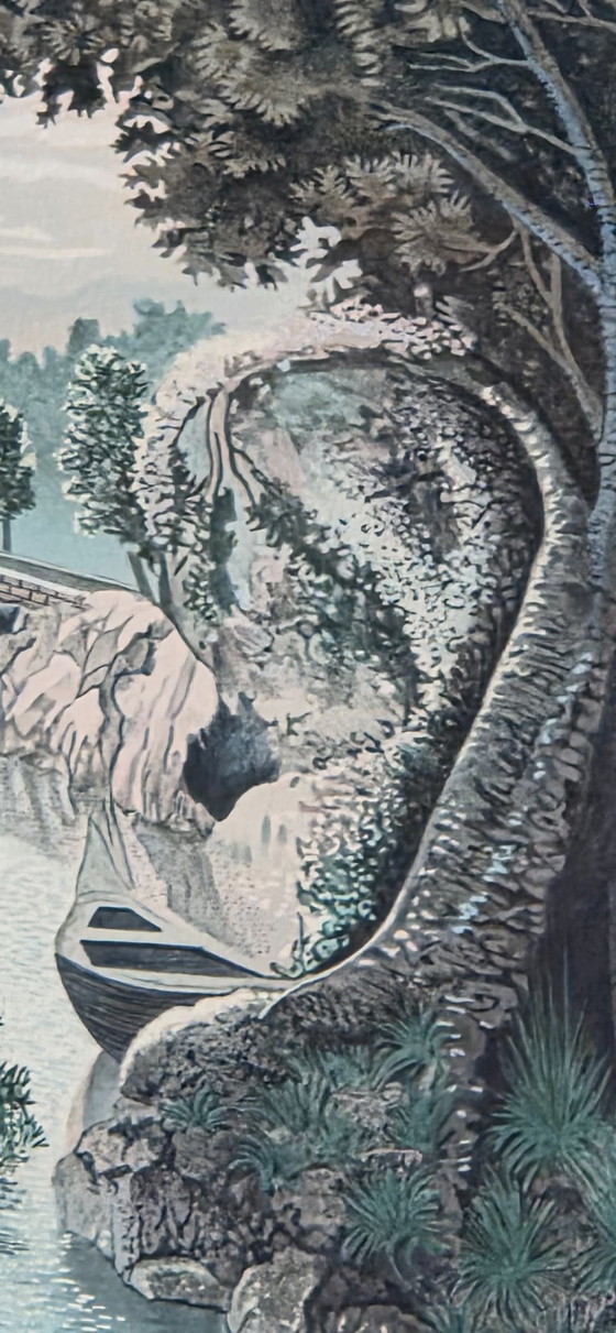 Image 1 of Degans Xavier (1949-) - Lithografie, proefdruk van de kunstenaar (ref 4116)