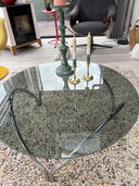 Gispen salontafel gerookt glas
