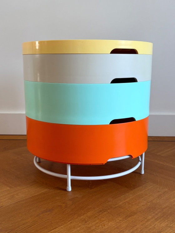 IKEA PS 2014 NYHET Tavolino Retro Funky con Contenitore – Tavolini, Plastica, Metallo (photo 2 of 10)