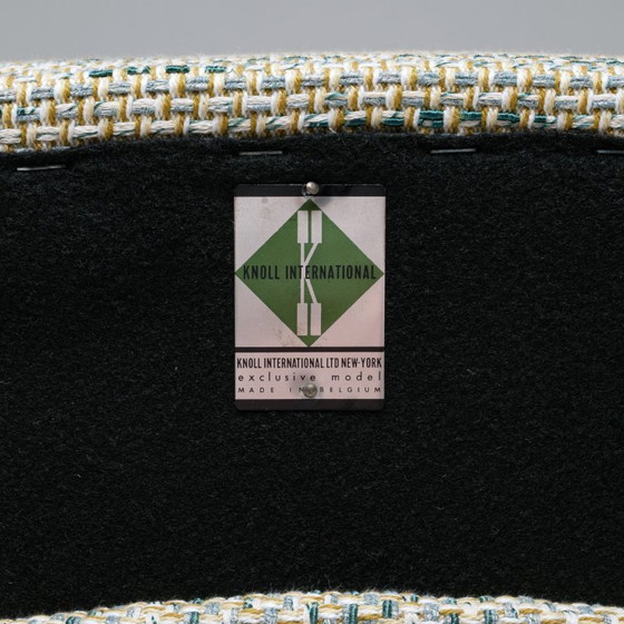 Image 1 of Model 71 Dining Chair in Green-Yellow by Eero Saarinen for Knoll