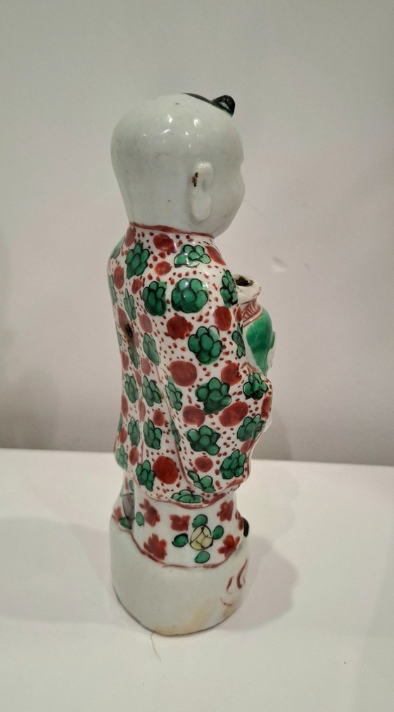 Image 1 of Chinese Family Verte Porcelain figurine