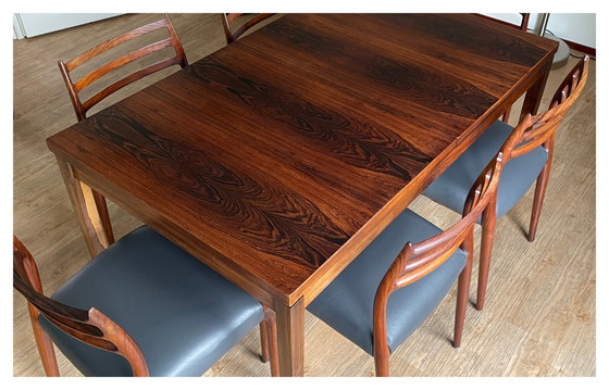 Image 1 of Table de salle à manger vintage design scandinave (1960s)