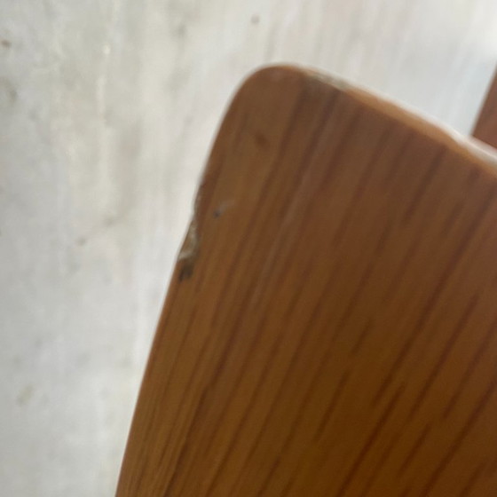 Image 1 of Unique Plywood Curved Oak Design Armchairs