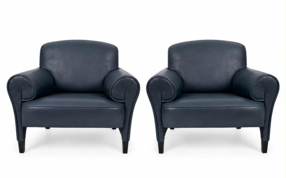 DS 90 Lounge Fauteuils van De Sede, jaren 90, set van 2 – Leather (photo 5 of 5)