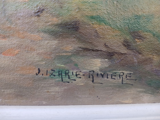 Image 1 of Oil On Canvas Signed, Joseph Izarie-Riviere