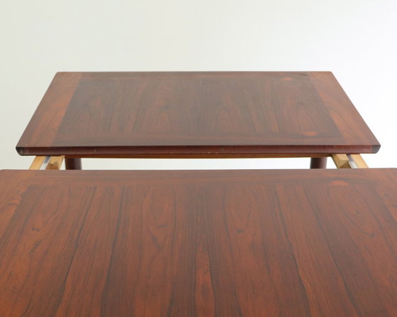 Image 1 of Table de salle à manger extensible Mid Century en bois de rose