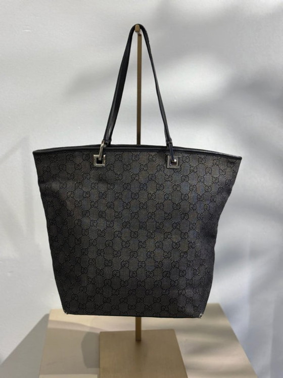 Image 1 of Bolso de lona gris de Gucci
