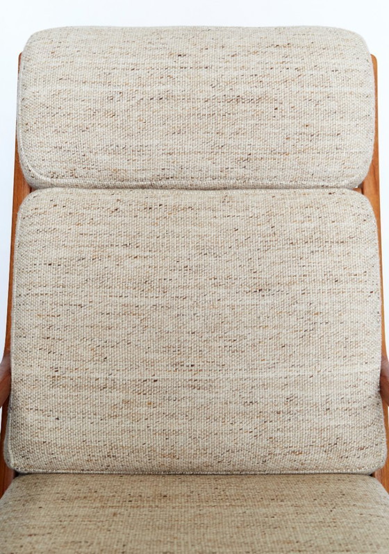 Image 1 of Poltrona Senator Mid-Century con schienale alto in teak di Ole Wanscher per Poul Jeppesen