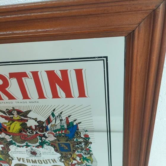 Image 1 of Decorazione da parete con specchio da pub Martini vintage (specchio)