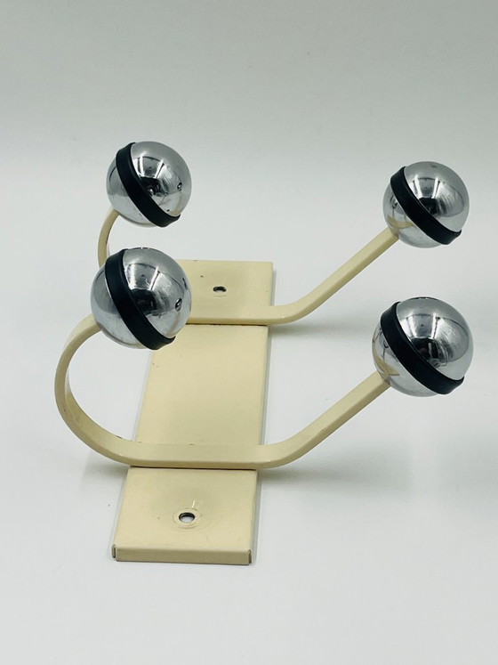 Image 1 of Porte Manteau Vintage Style Mazda Chrome 70s
