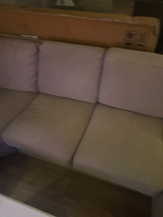 Image 1 of Sofá de esquina con sillón largo