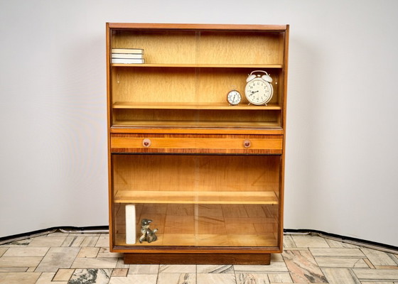 Image 1 of Art Deco Bookshelf, 1960s, Czechoslovakia