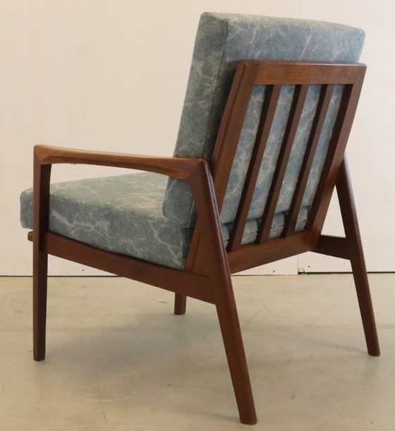 Image 1 of Vintage armchair easy chair newly upholstered 'Mettman'