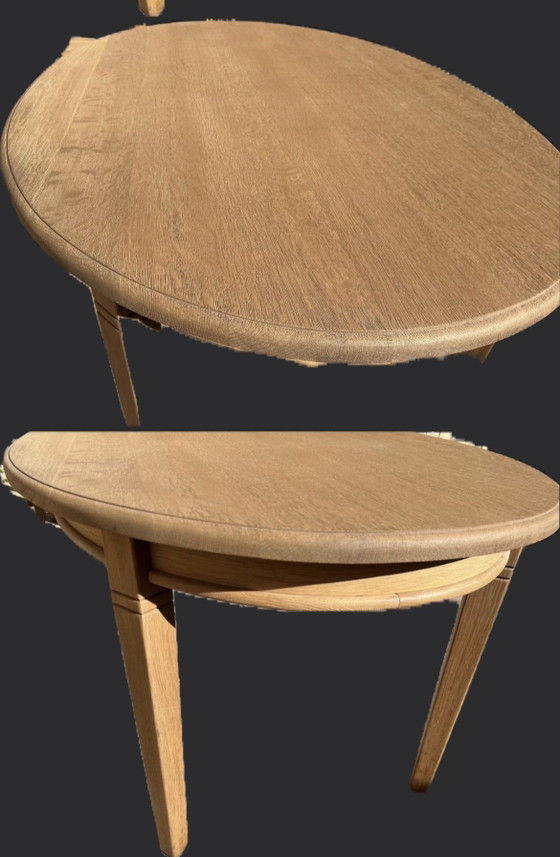 Image 1 of Bleached oak table