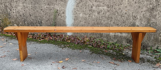 Image 1 of Minimalist Pine Bench 200 Cm