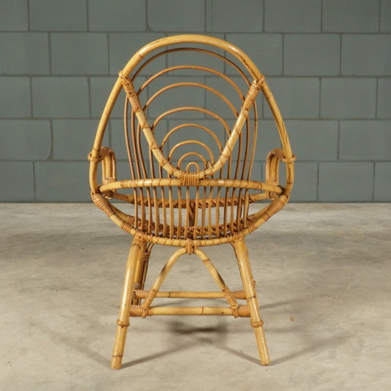 Image 1 of Vintage rotan fauteuil