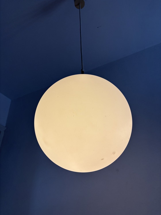 Image 1 of Glashütte Limburg plafondlamp opaalglas met extra bol