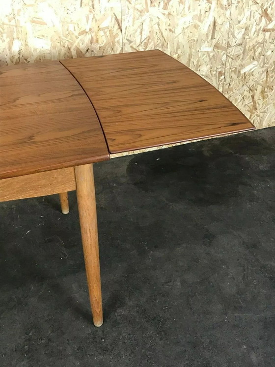 Image 1 of 60s 70s Oak Teak Dining Table Danish Modern Design Denmark 60s