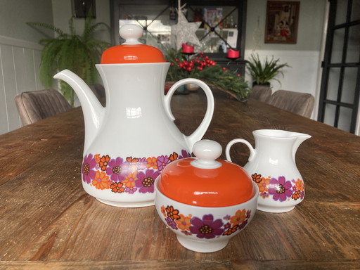 Set di caffettiere vintage Bavaria Winterling