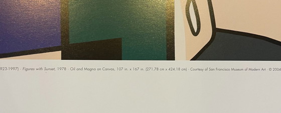 Image 1 of Roy Lichtenstein (1923-1997), Figures with Sunset, 1978, copyright 2004 Estate of Roy Lichtenstein, Printed in USA