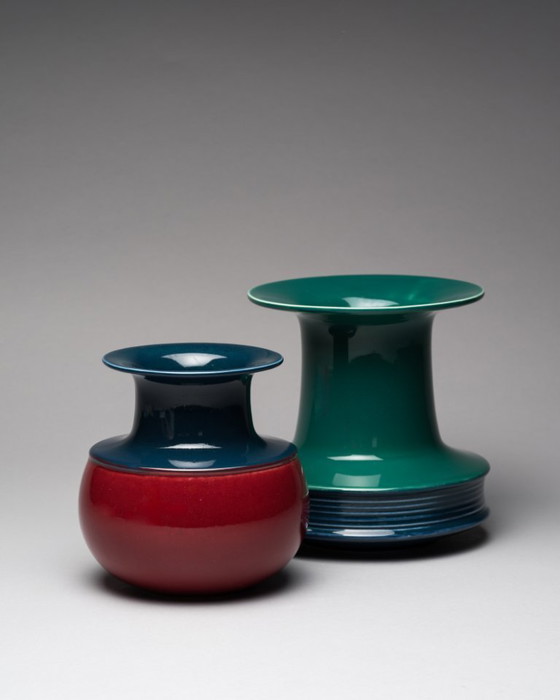 Image 1 of Rosenthal Studio Linie Tapio Wirkkala PLUS Vase Duo MCM WGP Vintage Chic 1960s