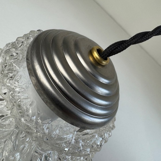 Image 1 of ANCIEN LUSTRE CASCADE 3 FEUX VINTAGE