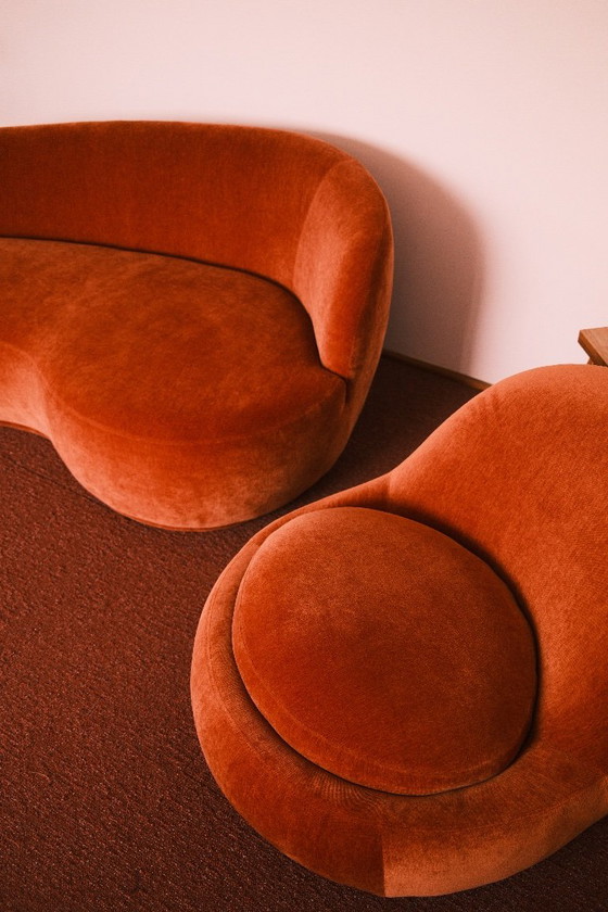 BABETTE Sofa - Sofa Company - Moss Rust - 1-seater – SOFACOMPANY, Armchairs, Polyester (photo 14 of 15)