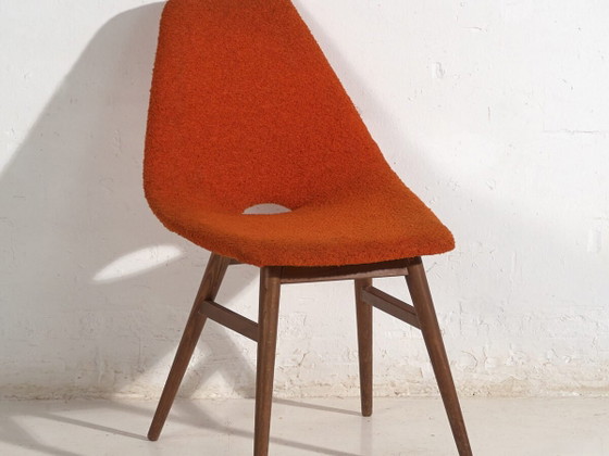 Sedia arancione stile vintage (c.1960) – Poltrone, Wood (photo 2 of 35)