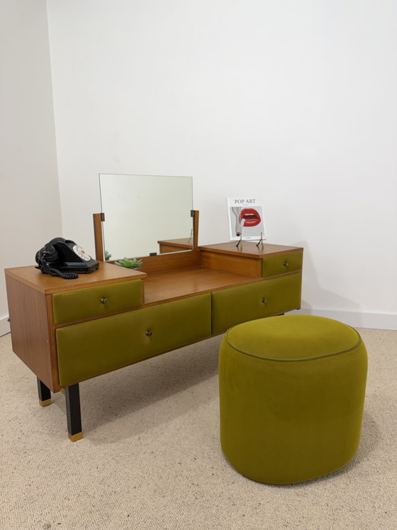 Coiffeuse Roger Landault accompagnée de son pouf – Commodes, Wood (photo 10 of 12)