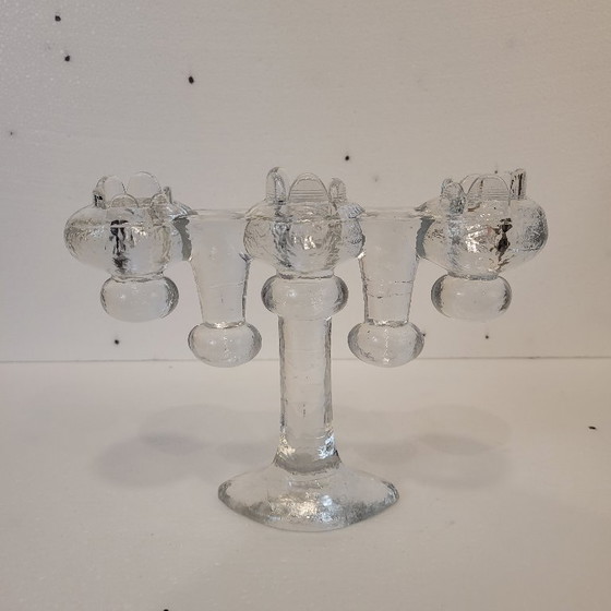 Image 1 of „Krone“ Kerzenständer, Uno Westerberg für Pukeberg, 70er Jahre – Schweden