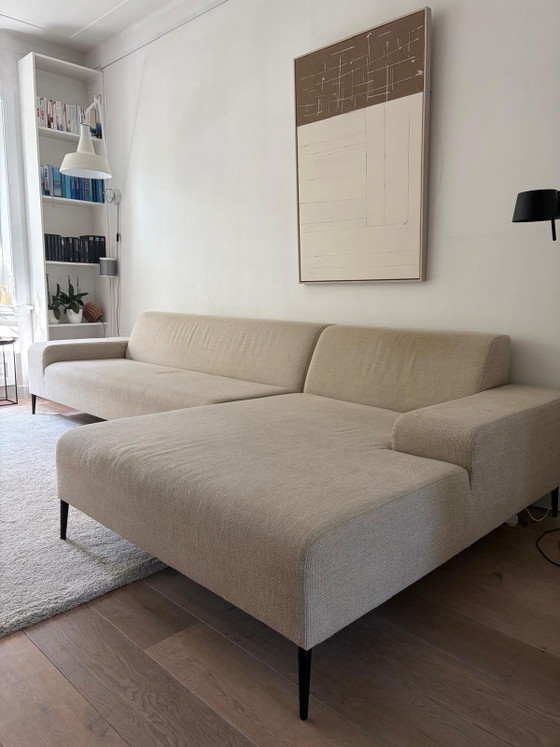 Divano modulare con chaise longue - Koozo modello Ellen – Divani modulari, Metal, Textile (photo 4 of 6)